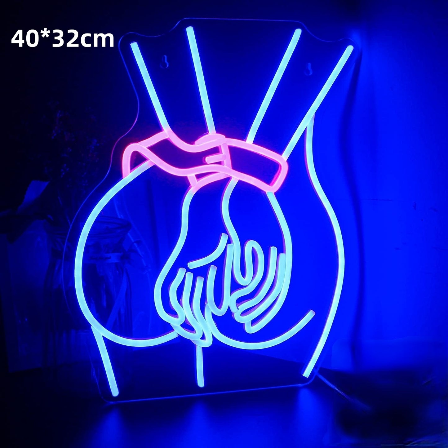 LED Back Neon Light Bar Decoration Background Glowing Acrylic