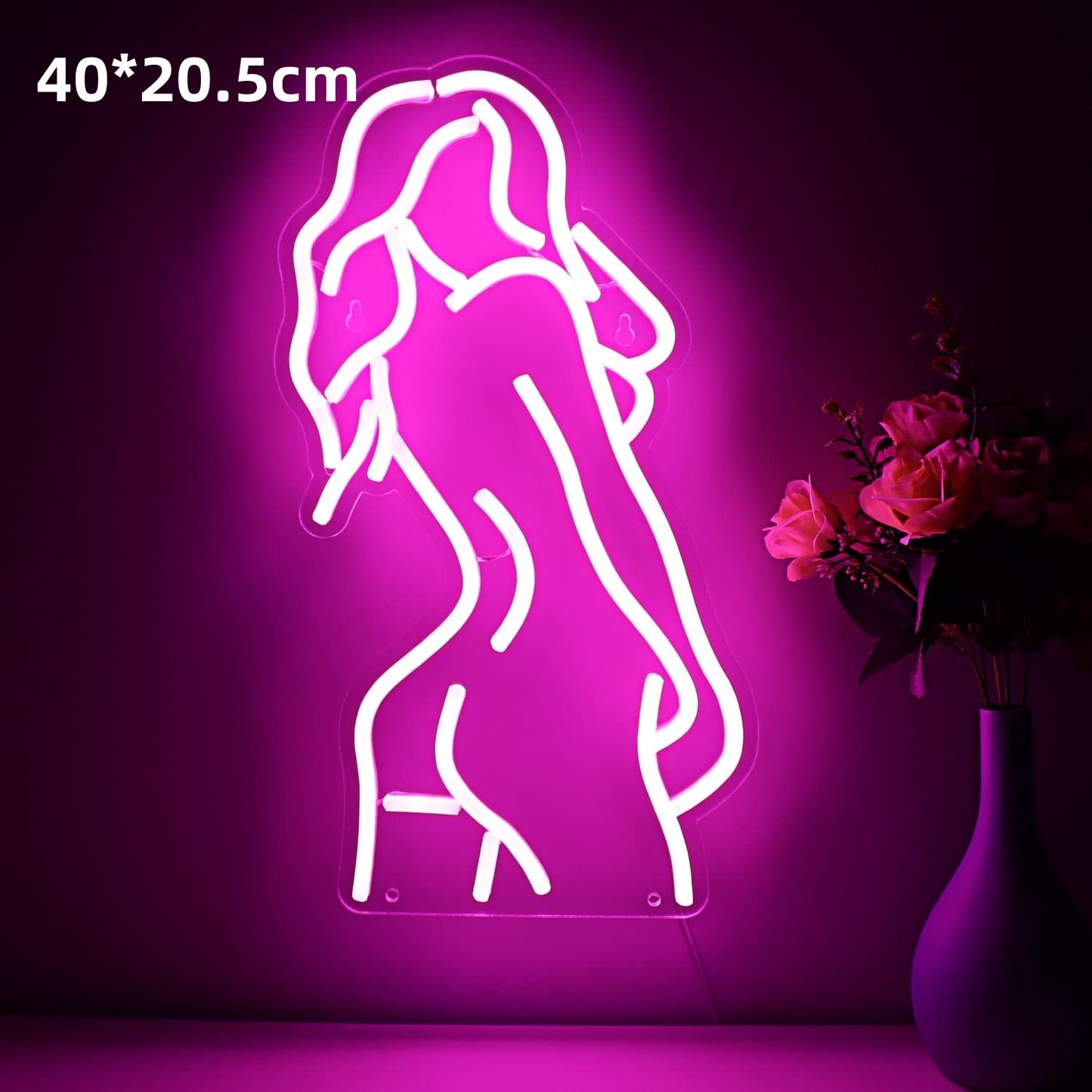 LED Back Neon Light Bar Decoration Background Glowing Acrylic